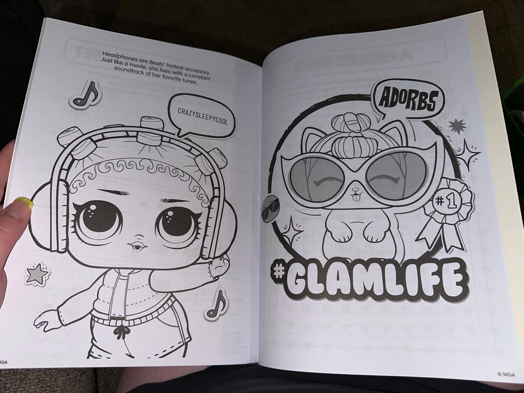 LOL Coloring Book with free stickers