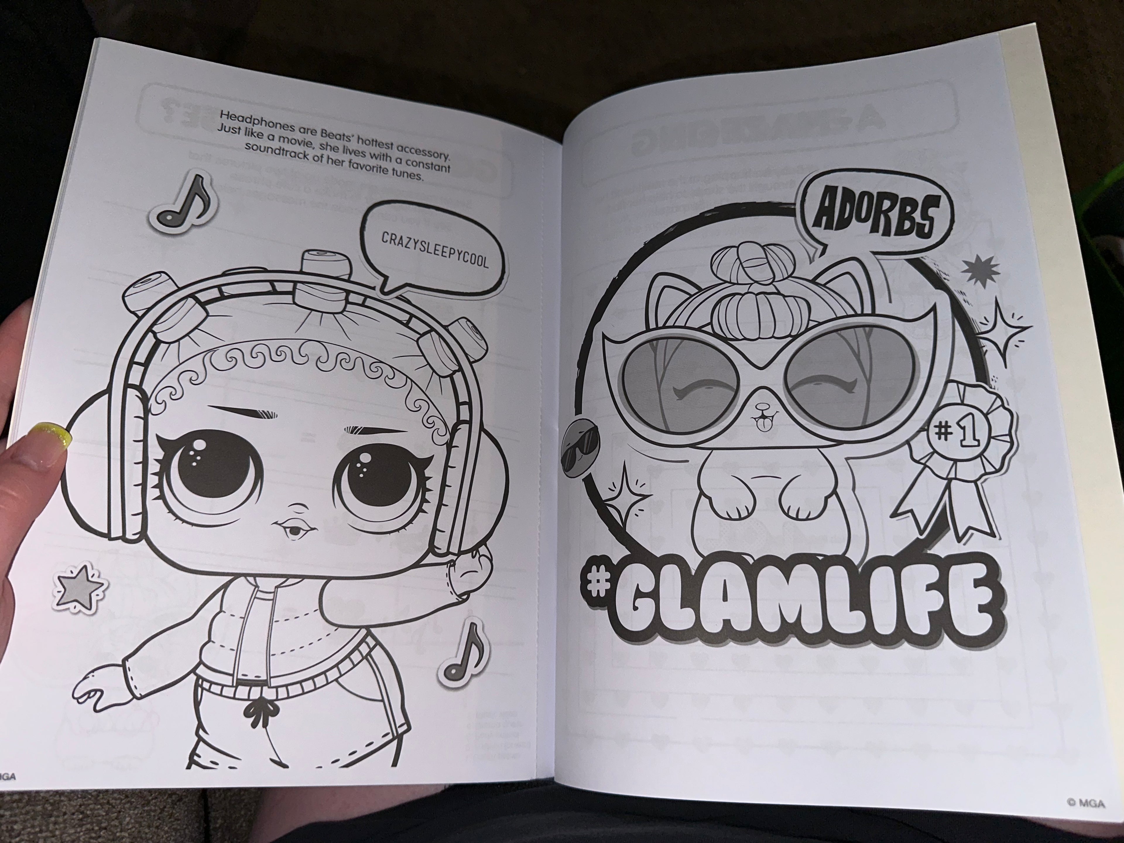 LOL Coloring Book with free stickers