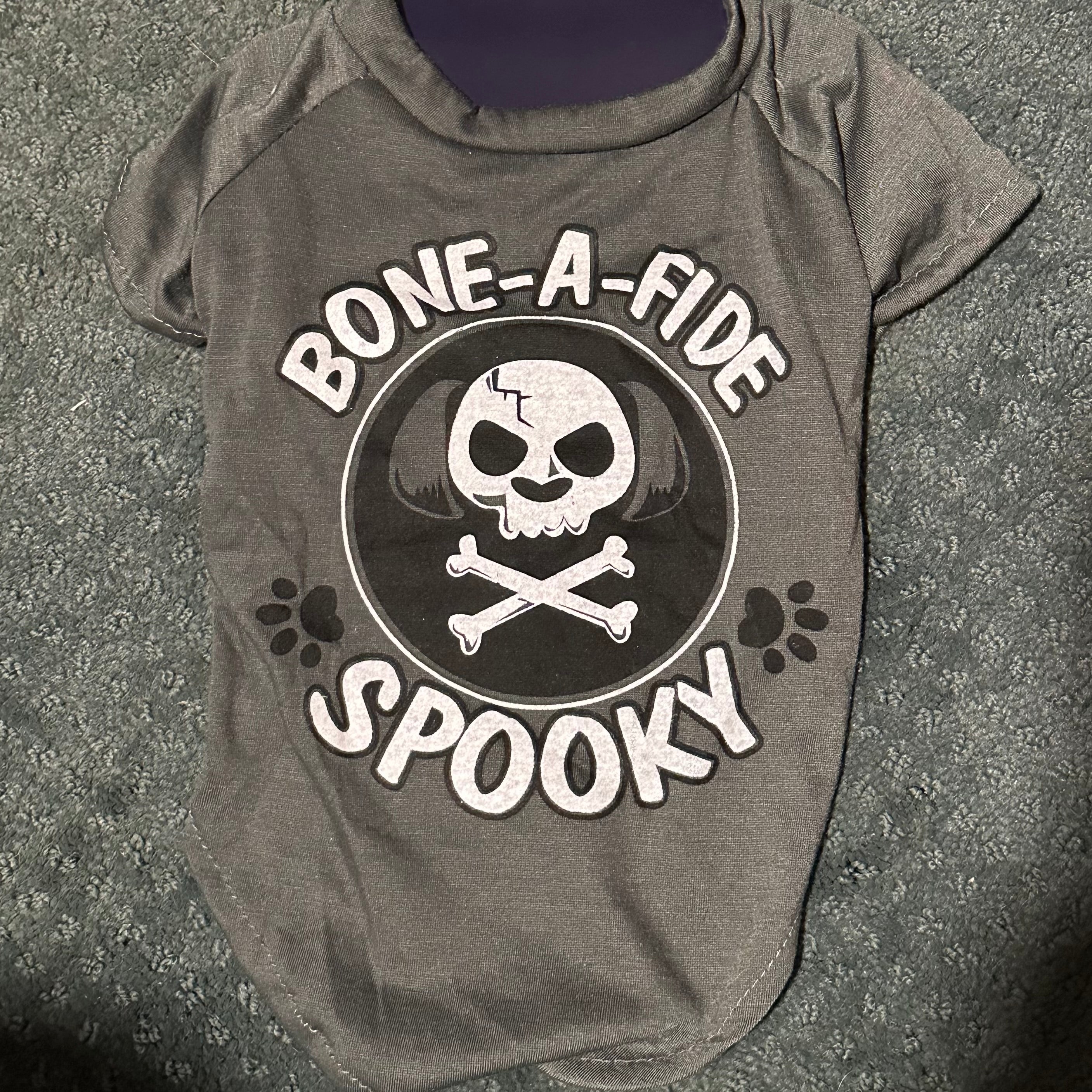 Size S/M Halloween dog shirt