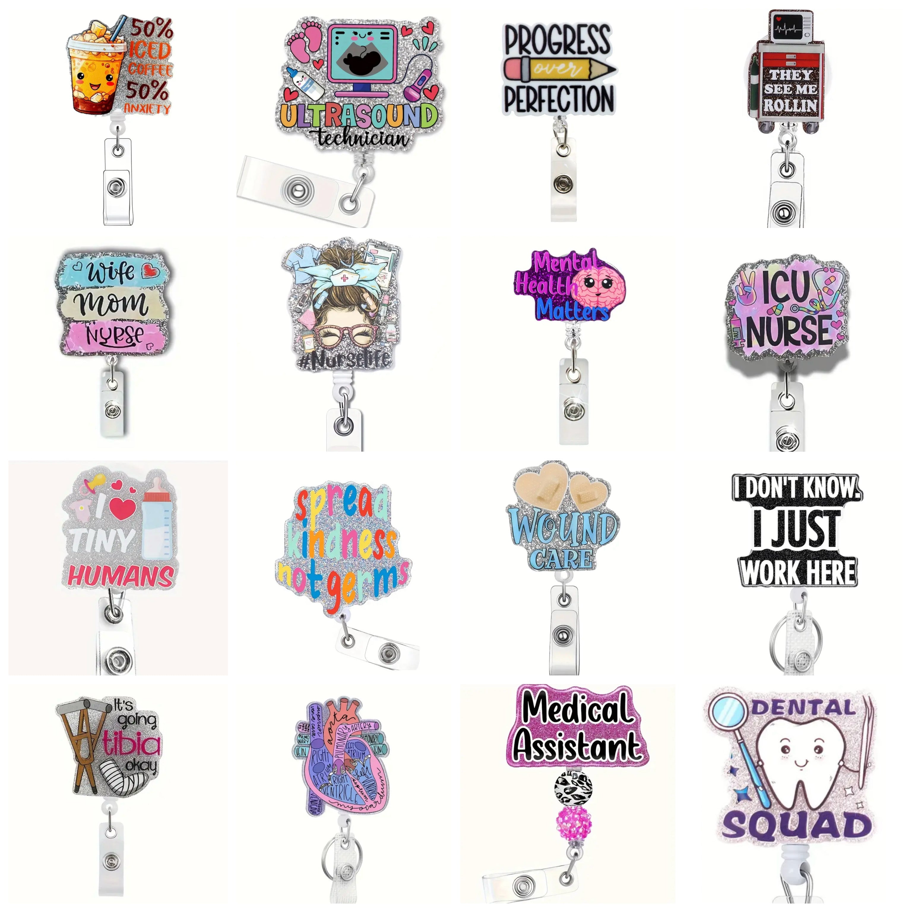 Badge Holders (Choose which one(s) you’d like)