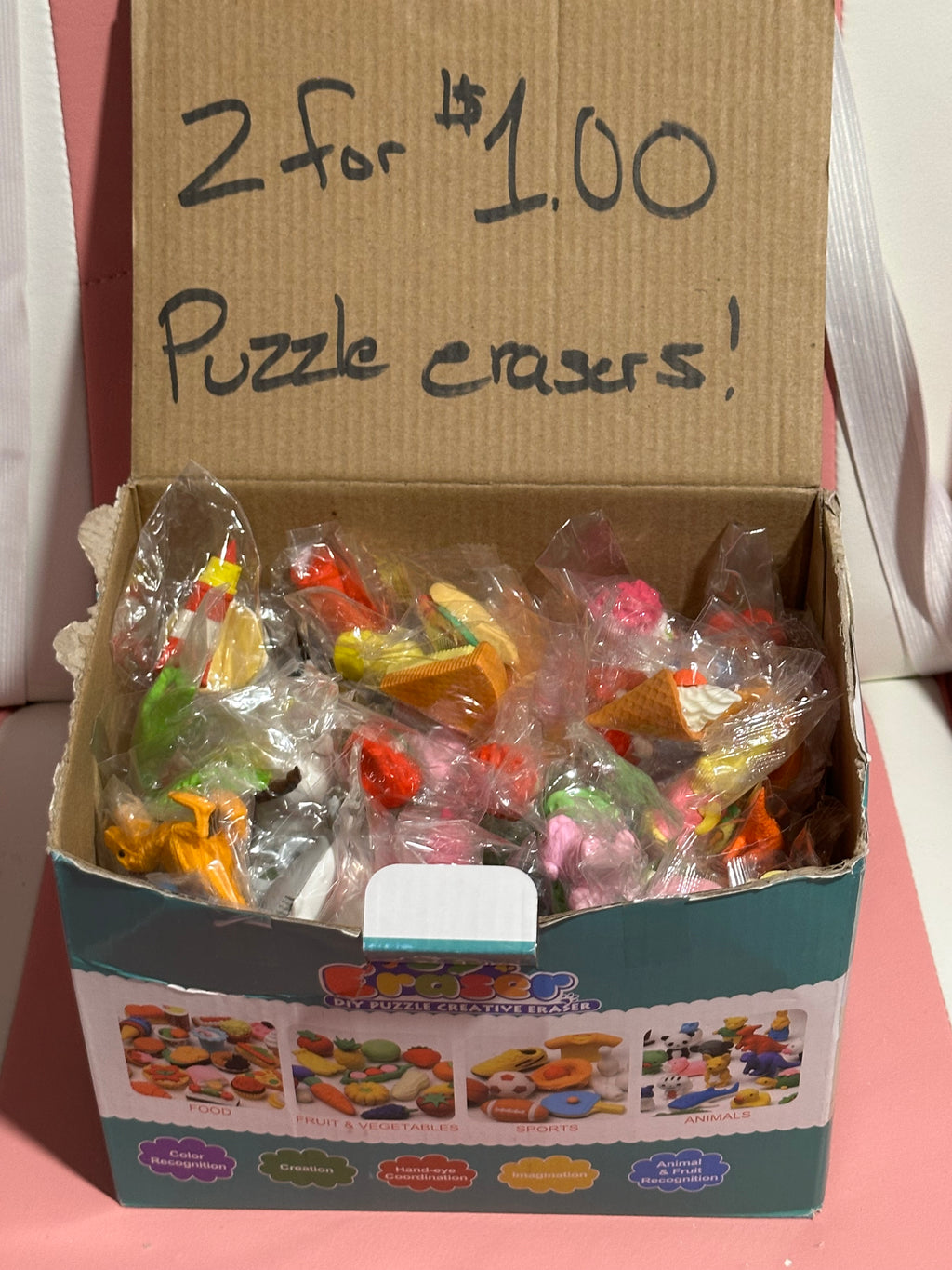 Puzzle Erasers 2 for $1.00 RANDOM PICK