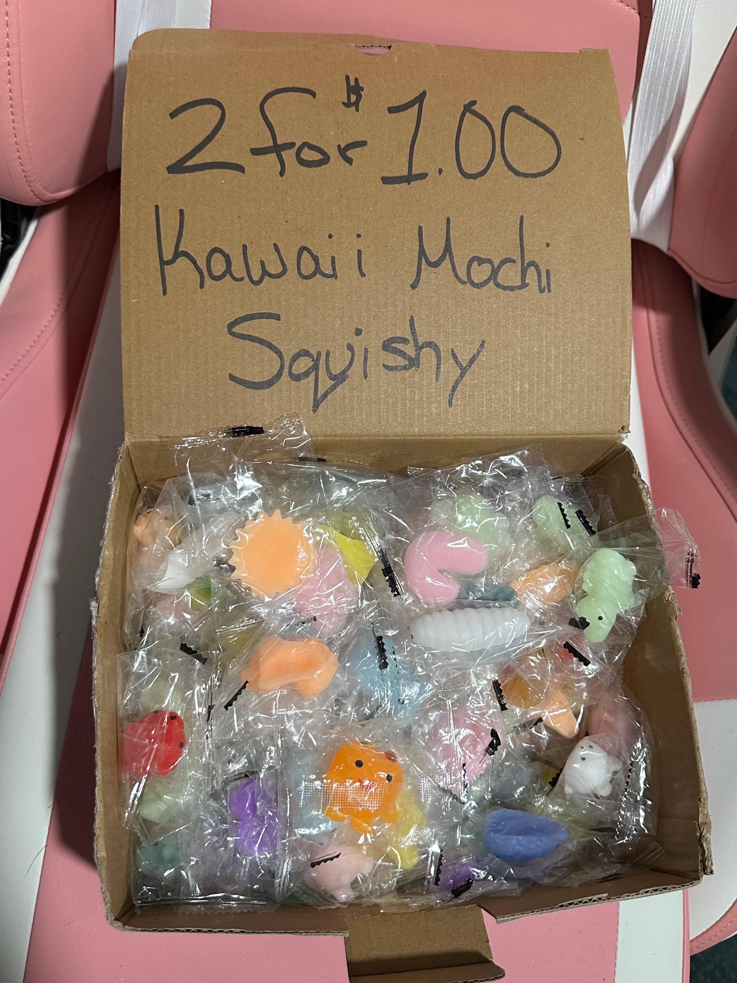 Kawaii mochi Squishy’s 2 for $1.00 RANDOM PICK