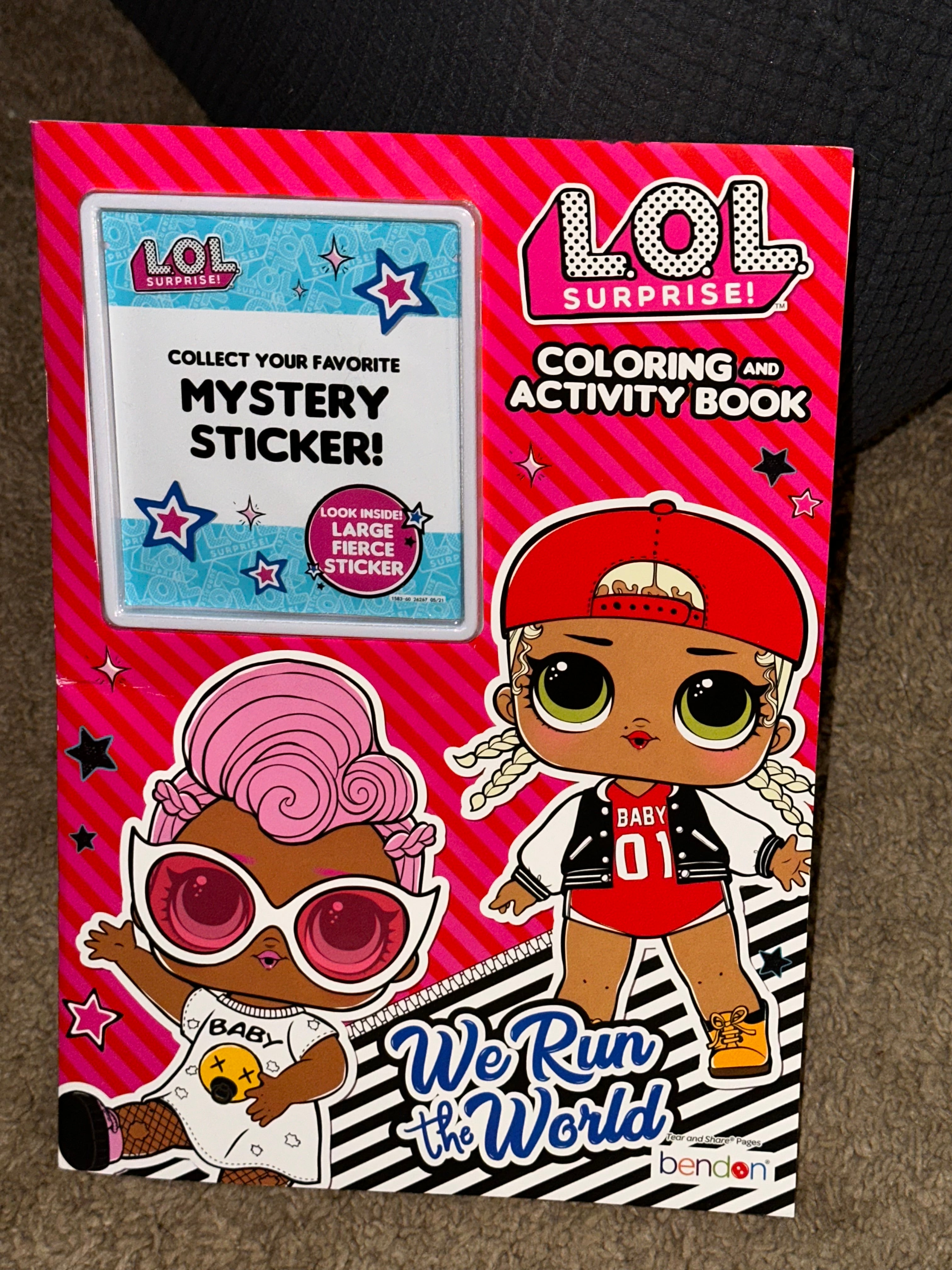 LOL Coloring Book with free stickers