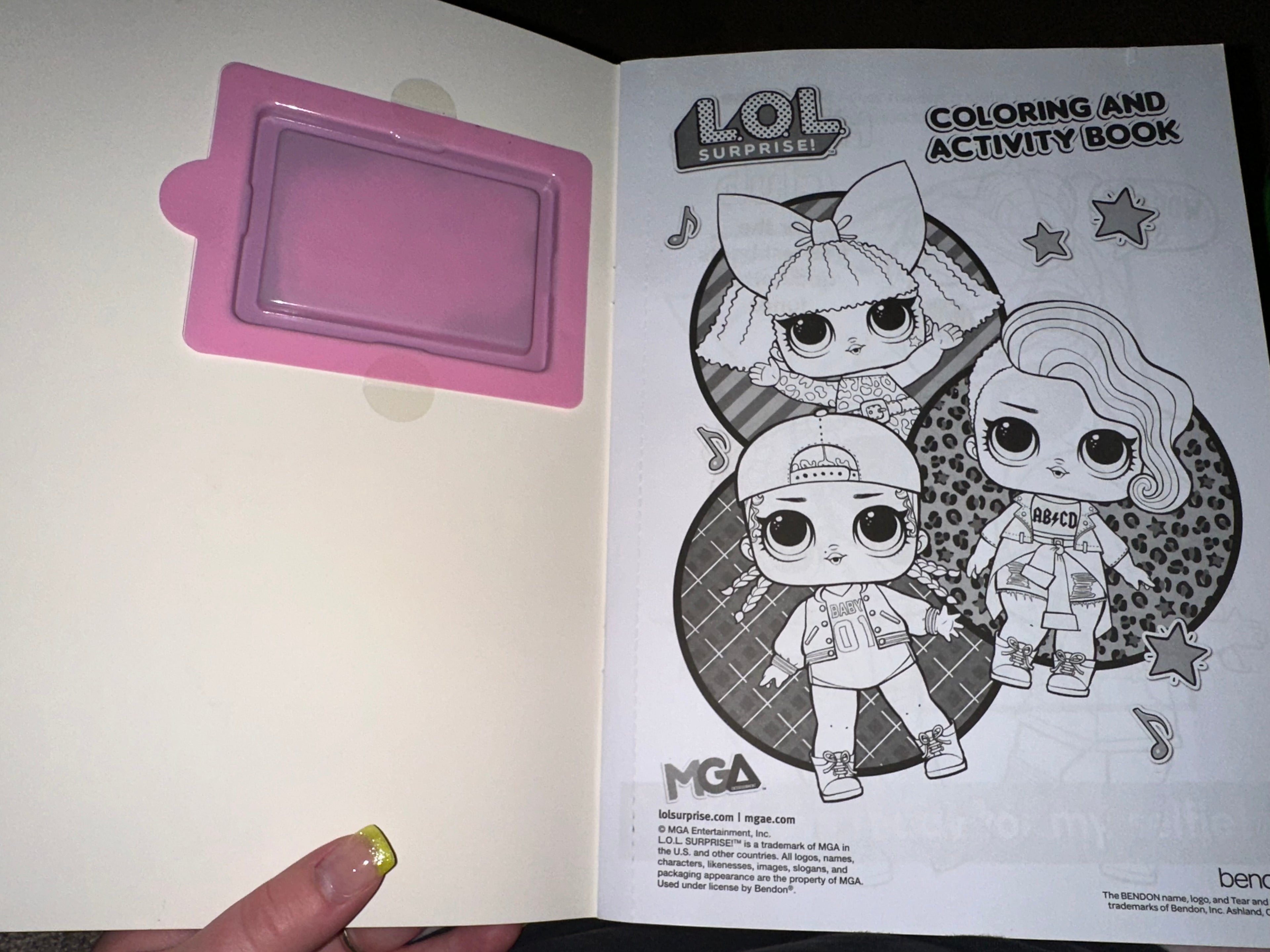 LOL Coloring Book with a free Patch