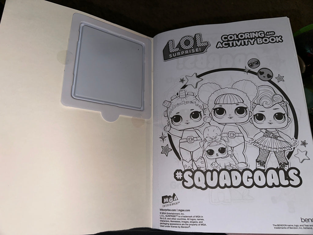 LOL Coloring Book with free stickers