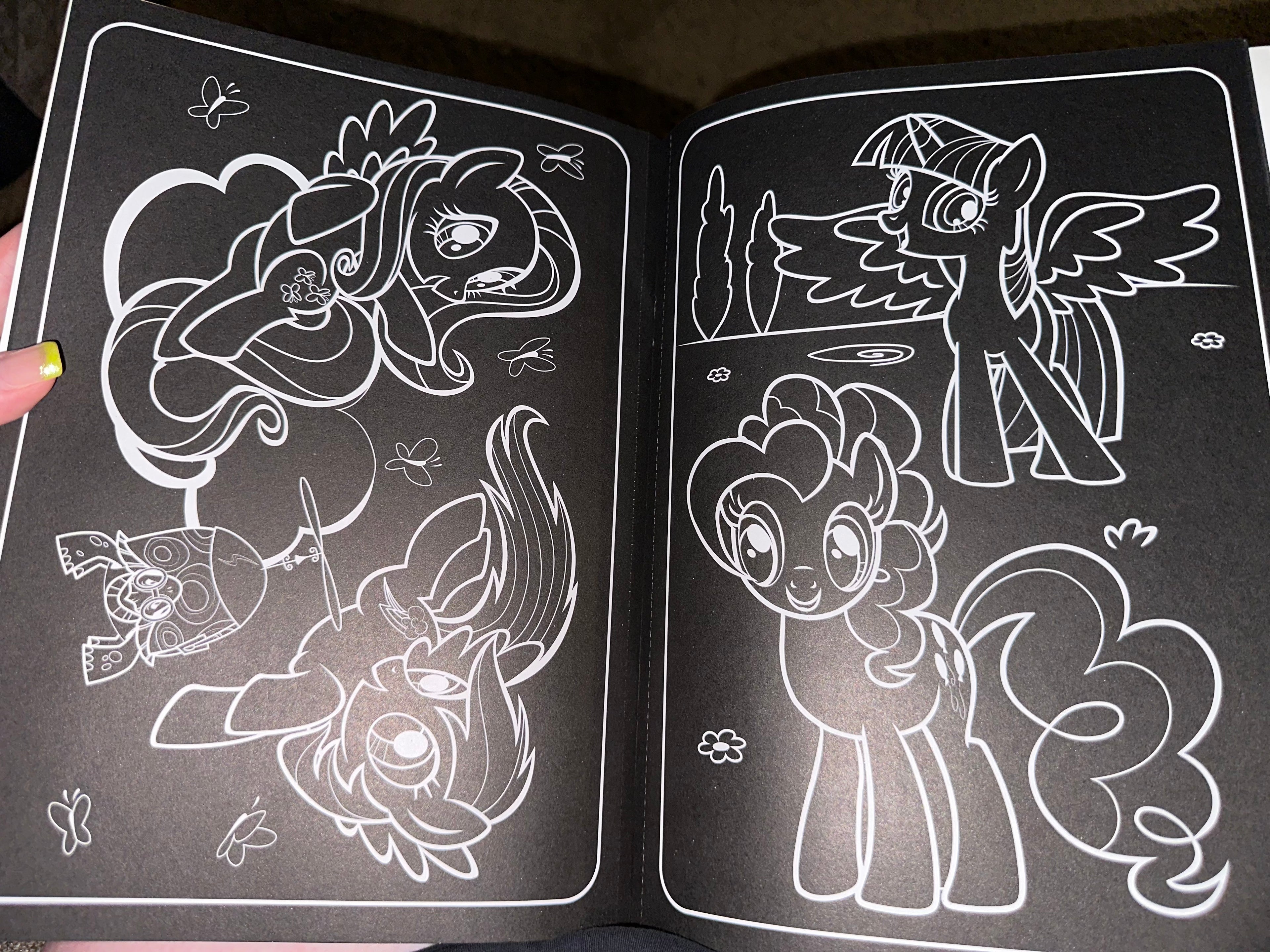Little Pony Coloring Book with 4 free crayons