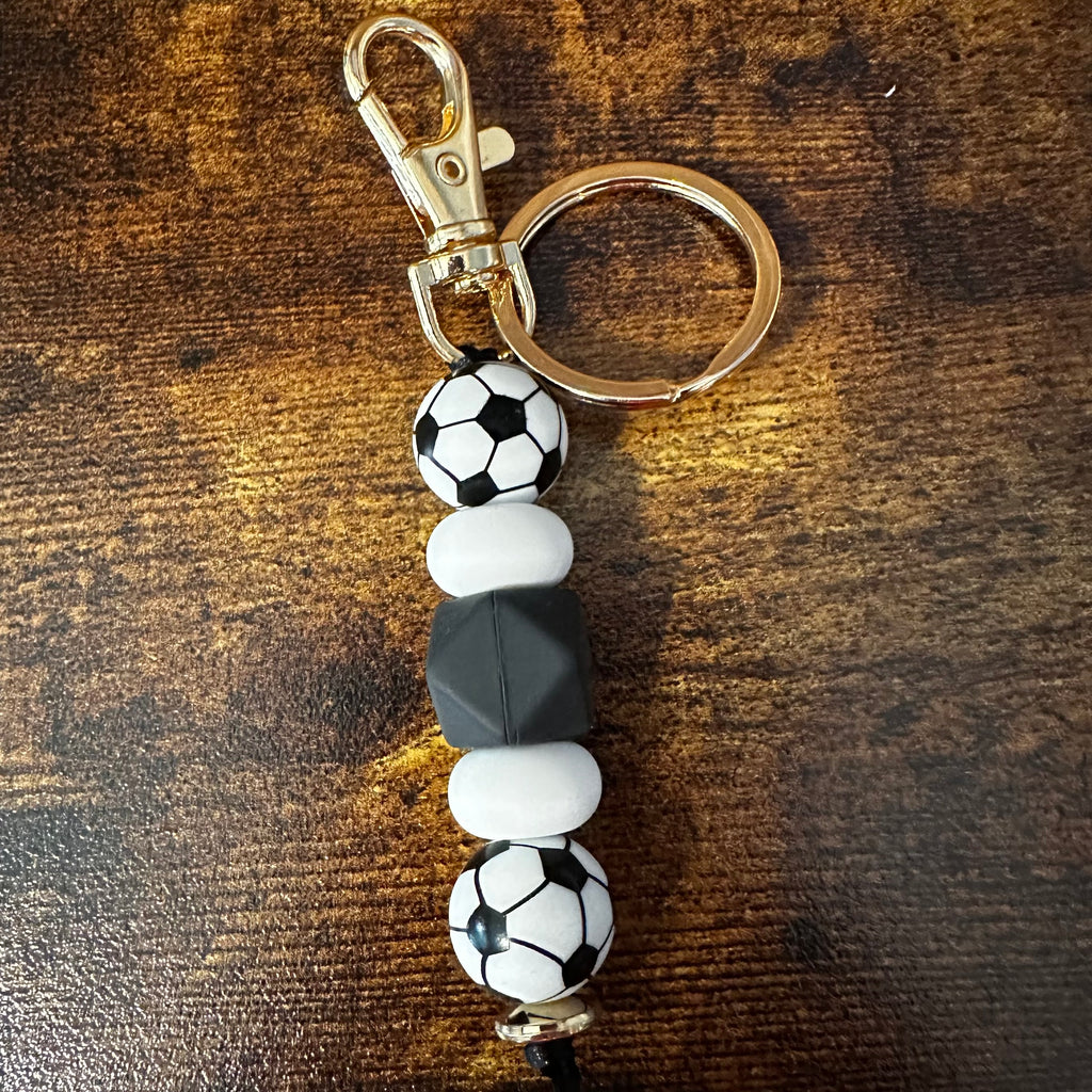 Sport Design Beads Keychains