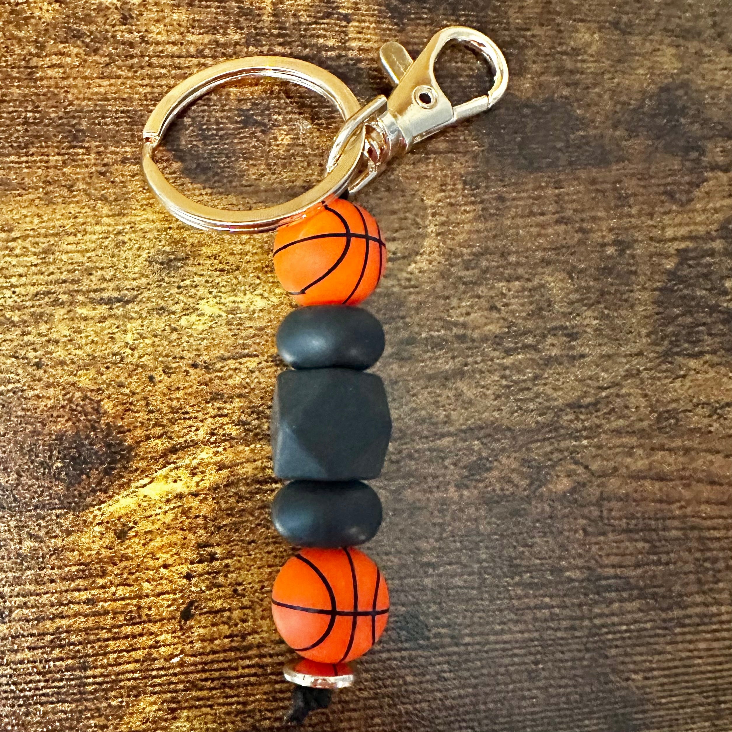 Sport Design Beads Keychains