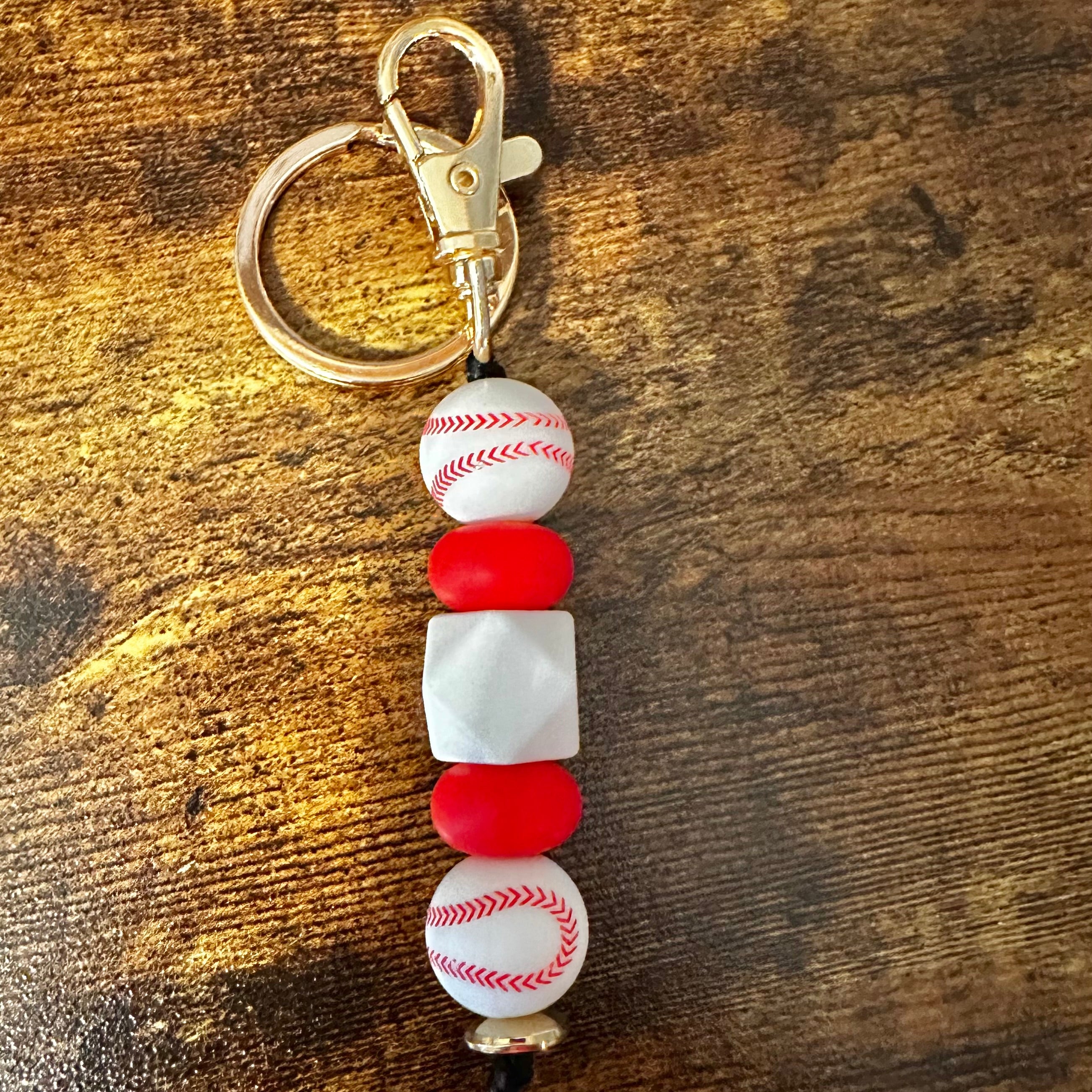 Sport Design Beads Keychains
