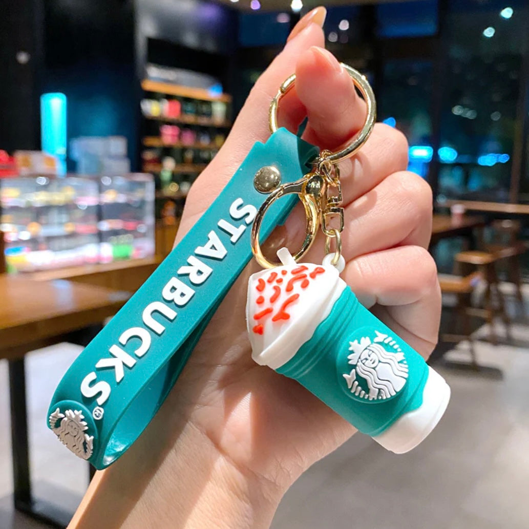 Starbucks Frappe Wristlet Keychain