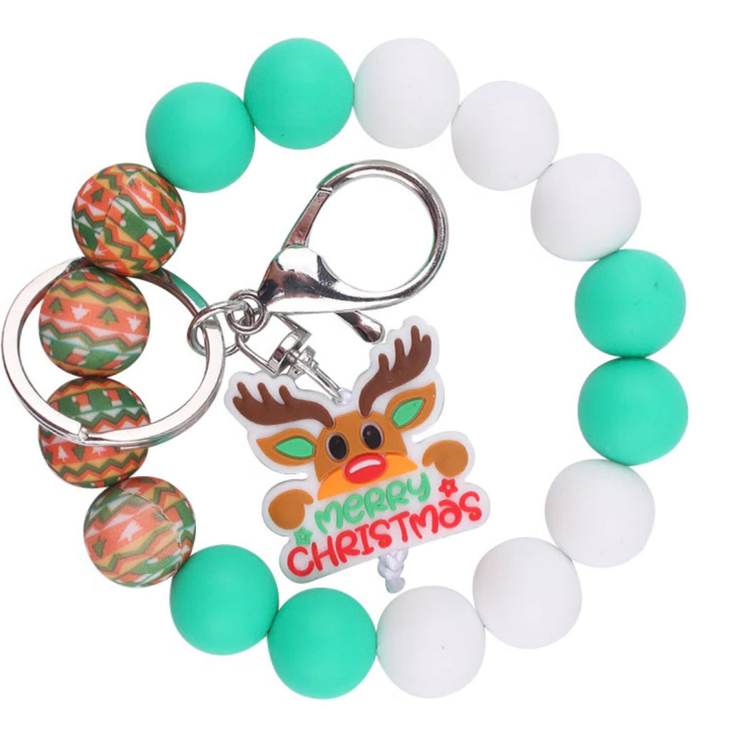 Christmas Wristlet Keychains (Choose which one you'd like!)