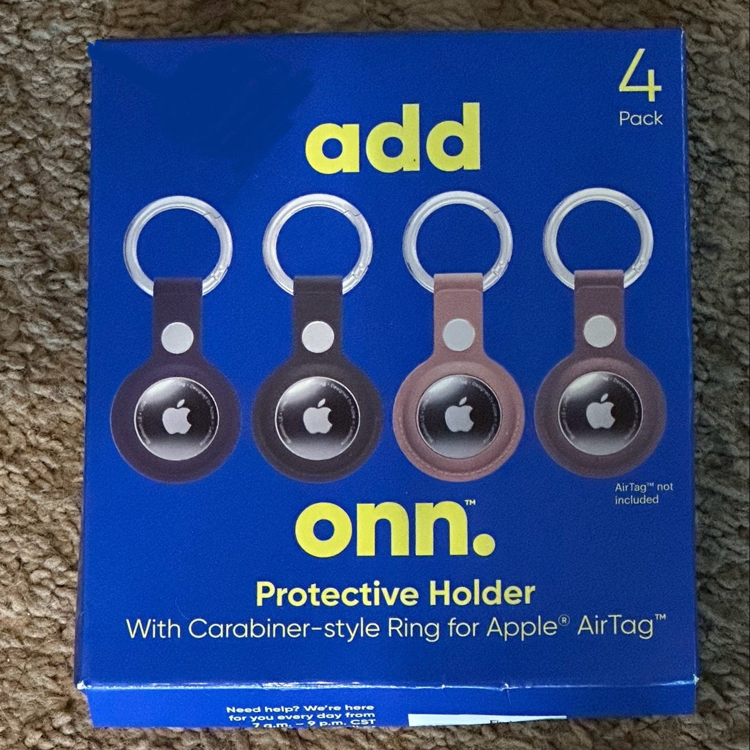 Apple AirTags Keychain Holders set of 4