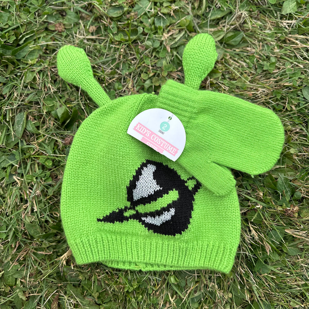 Alien Hat & Gloves set