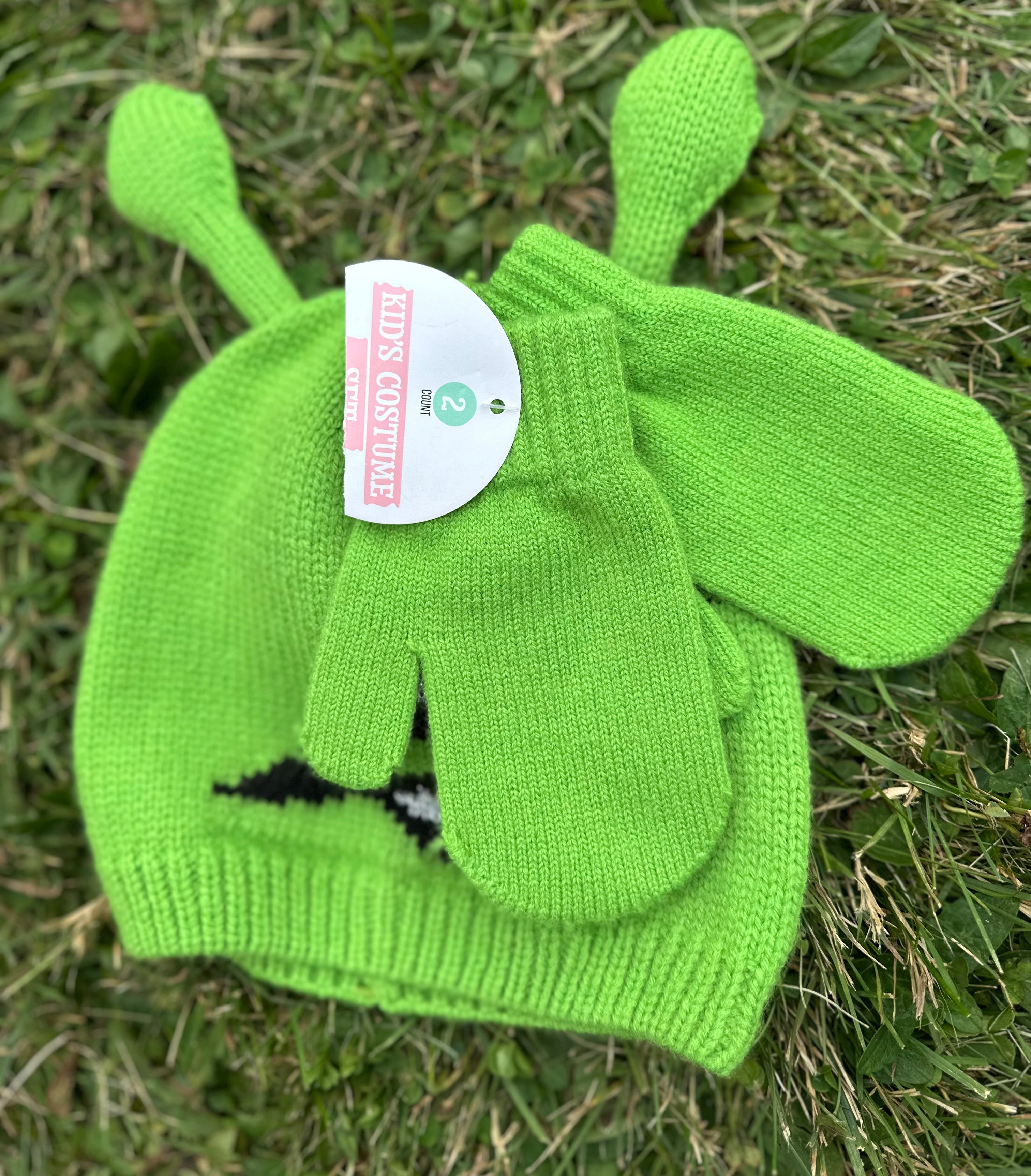 Alien Hat & Gloves set