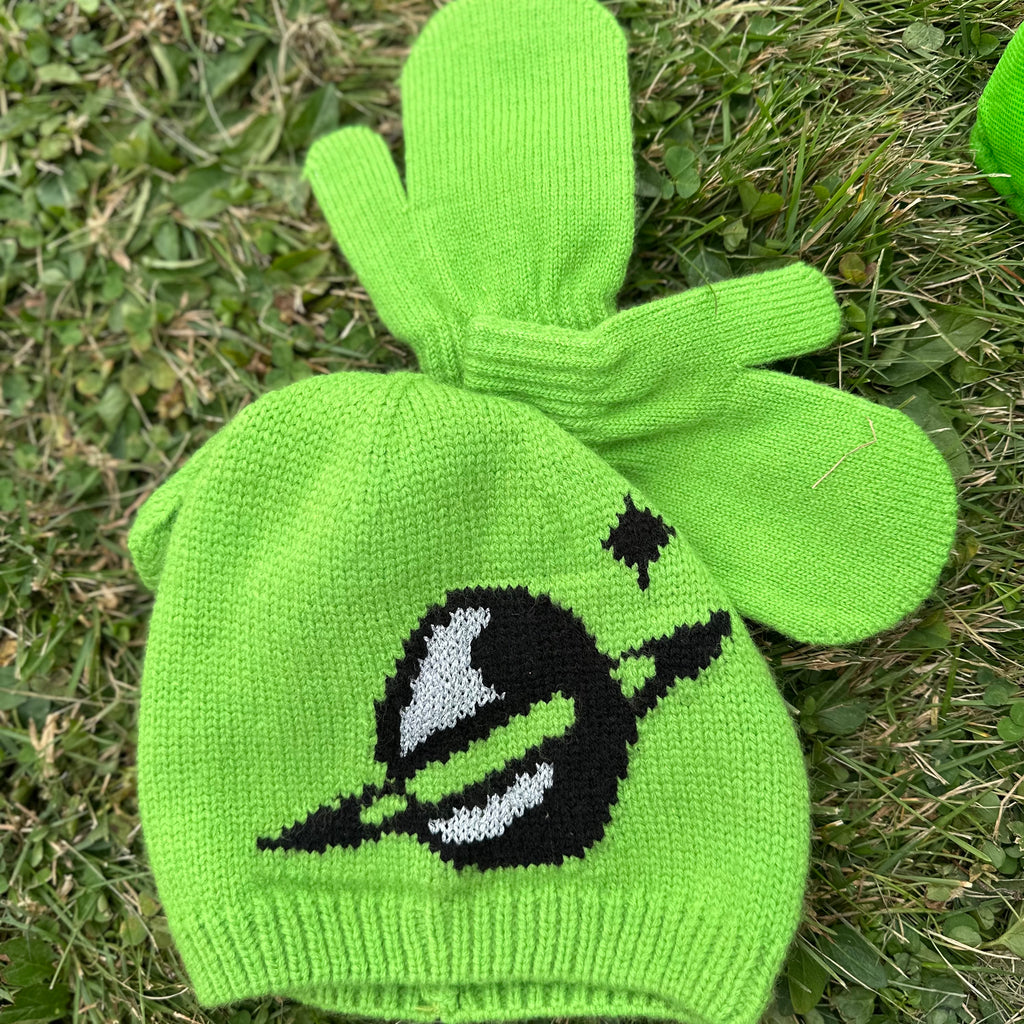 Alien Hat & Gloves set