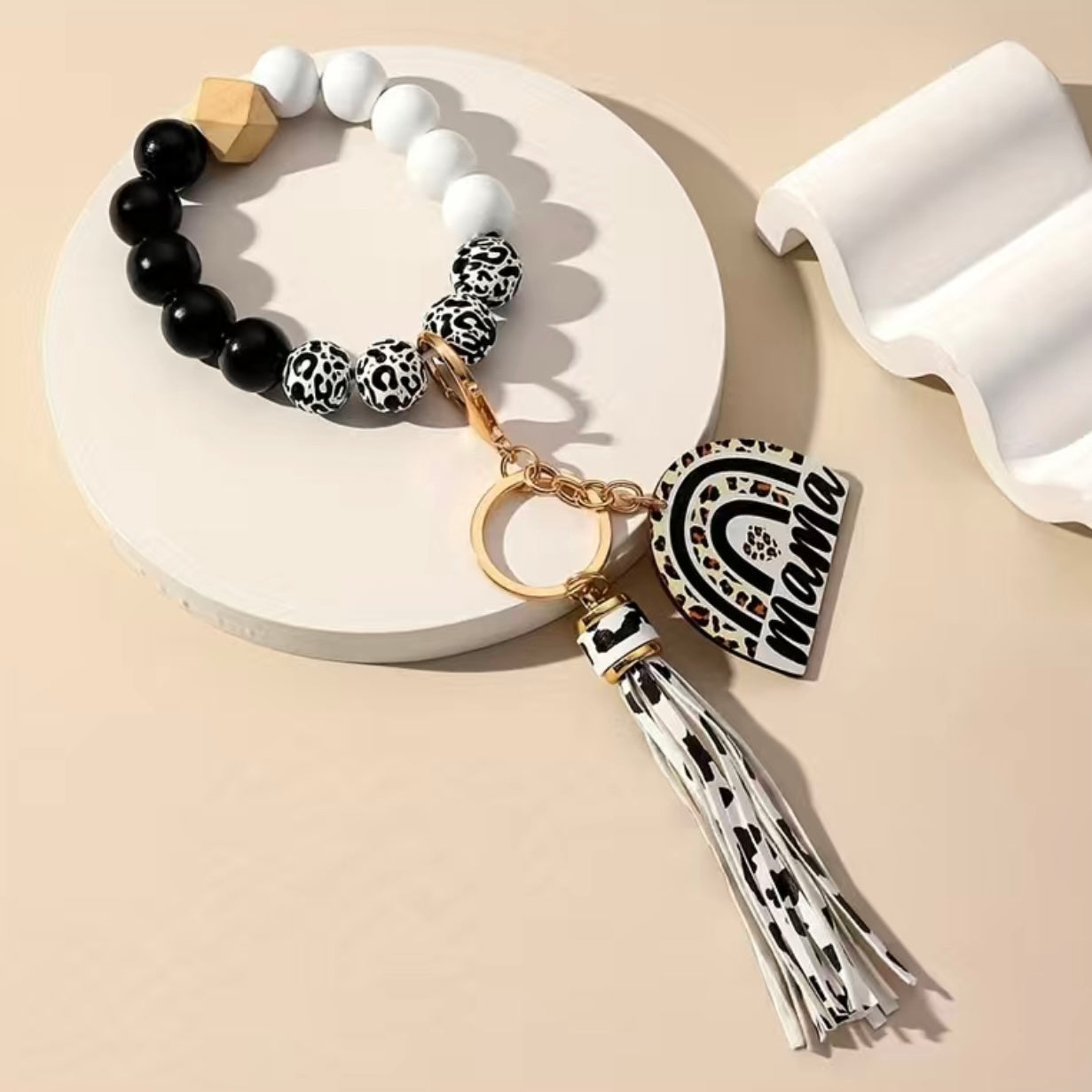 Mama Wristlet Keychain