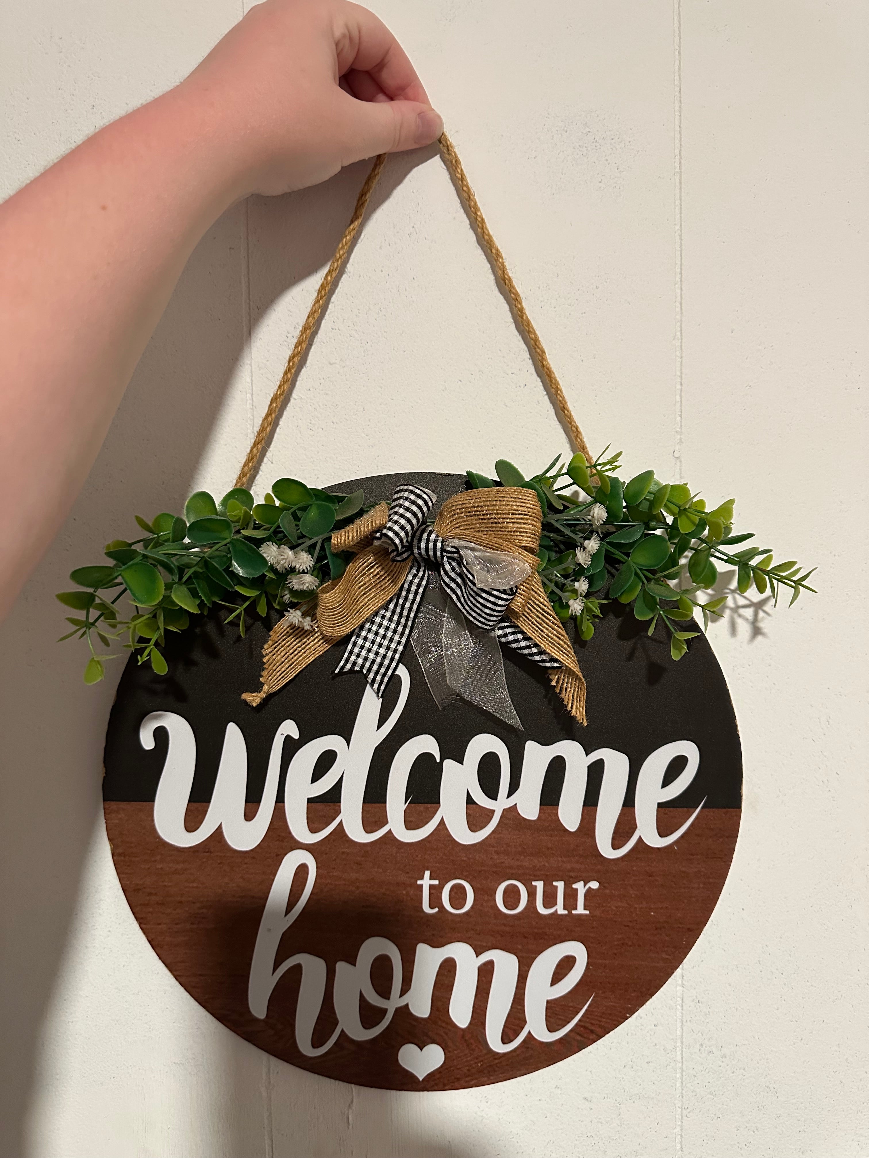 Welcome to My Home Wall Decor Sign