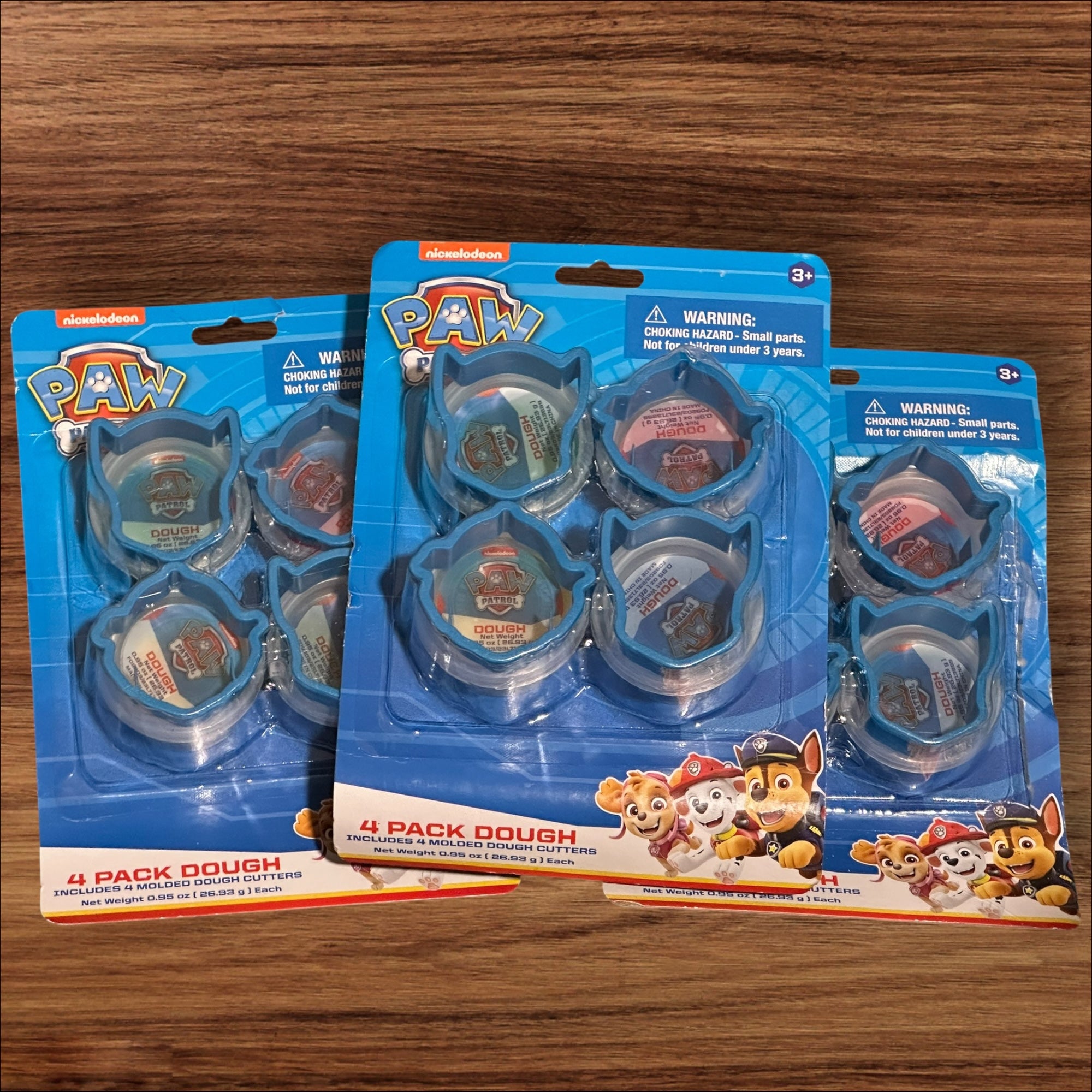 Paw Patrol 4 Pack Dough set